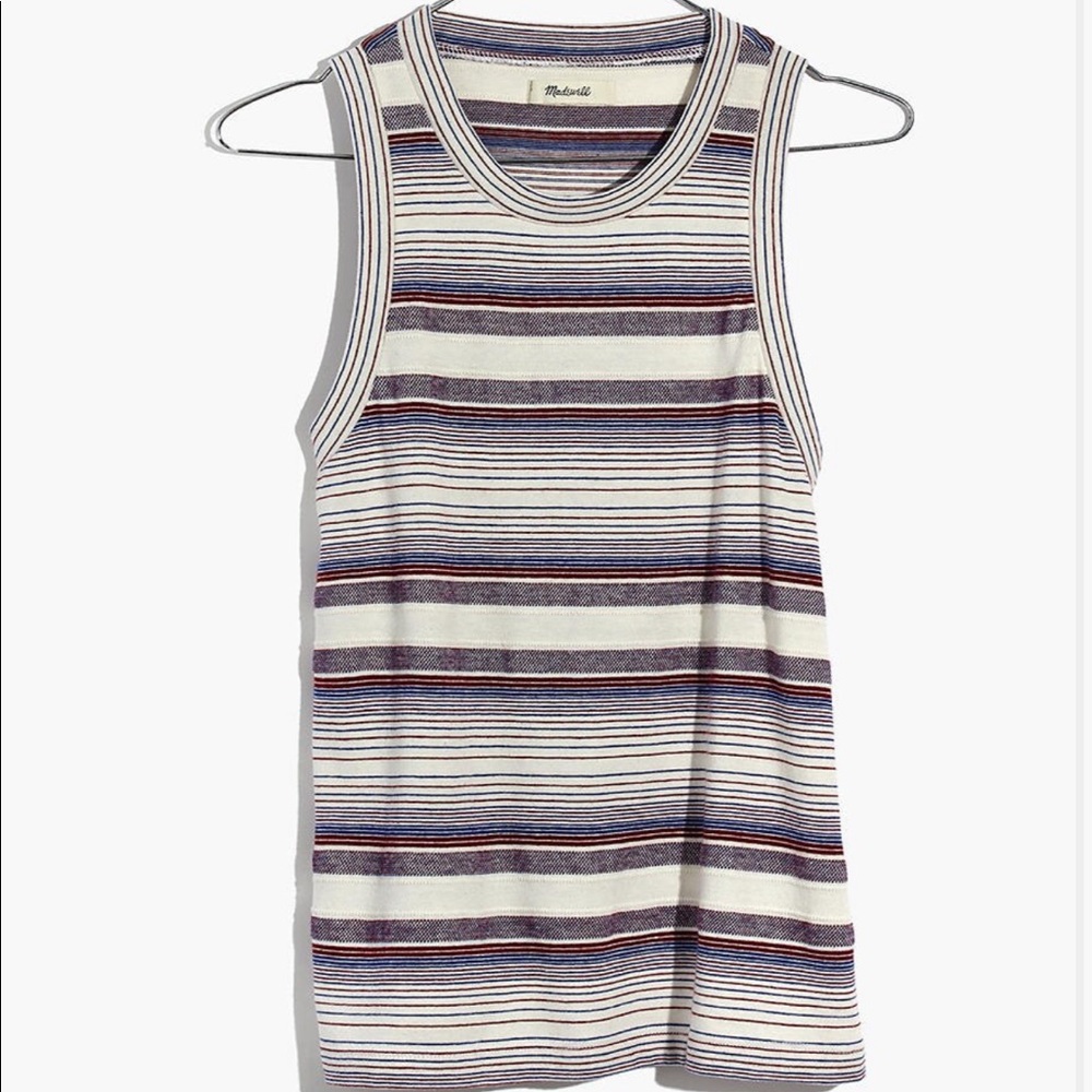 NWT Madewell stripe retro top